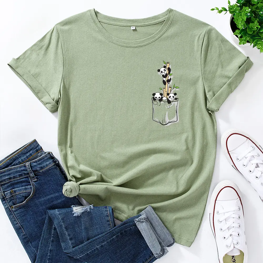 Red Letter Beach Print Women's T-Shirt - Image 11