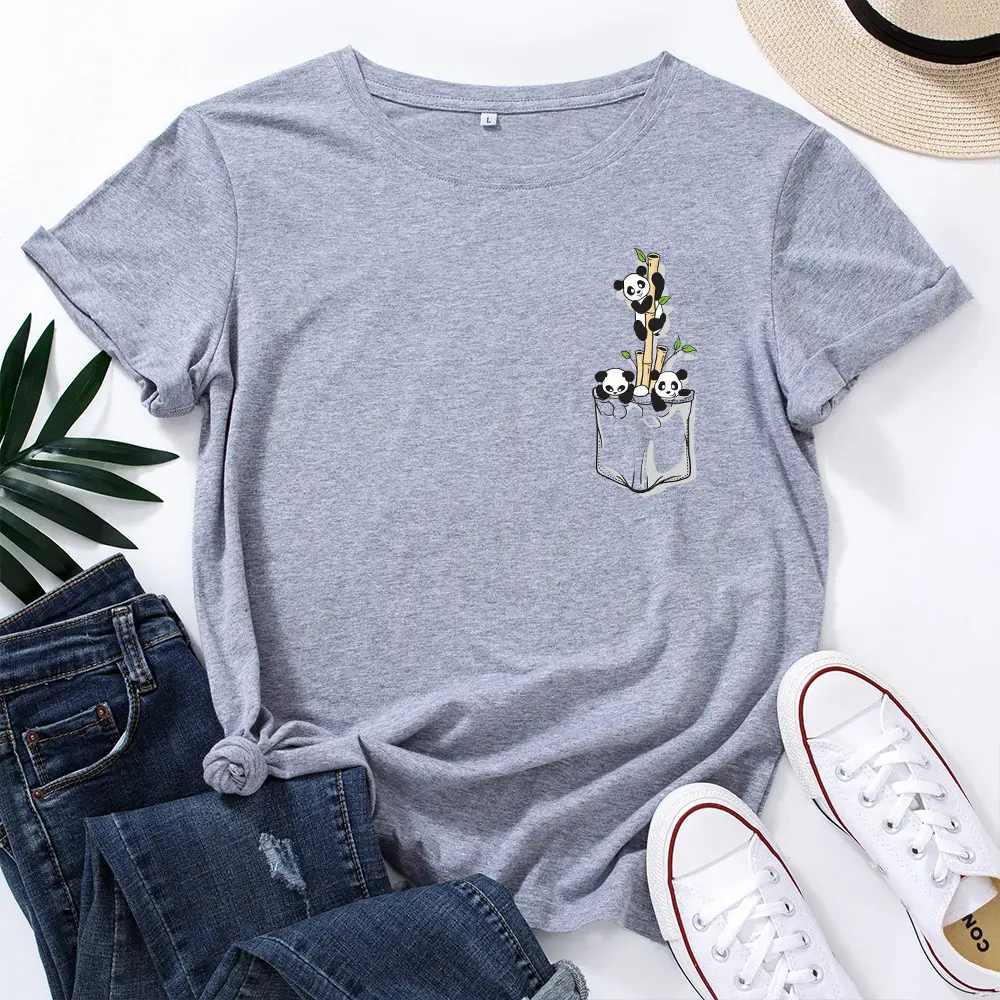Red Letter Beach Print Women's T-Shirt - Image 10
