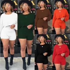 Women Multi Color Knitted Hoodie Winter Sweater — feature 16