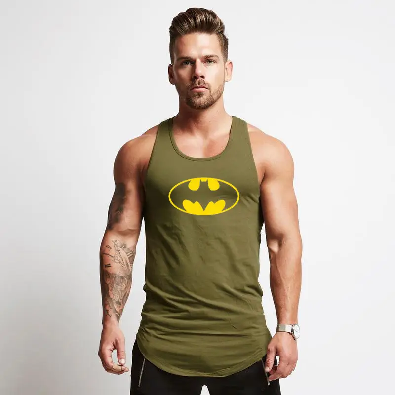 Men's Black Batman Printed Sleeveless Vest - Image 4