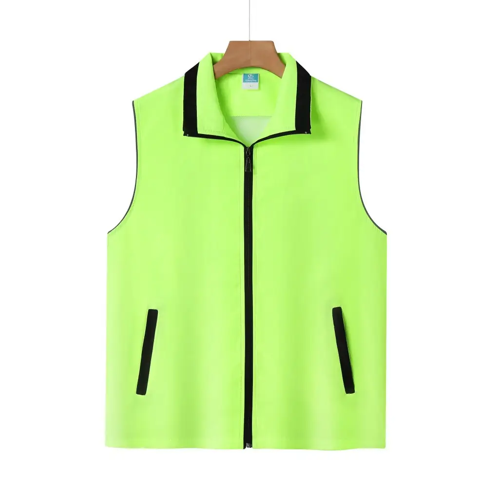 Neoprene Sleeveless Vest for Men Women Blue Black Accents - Image 4