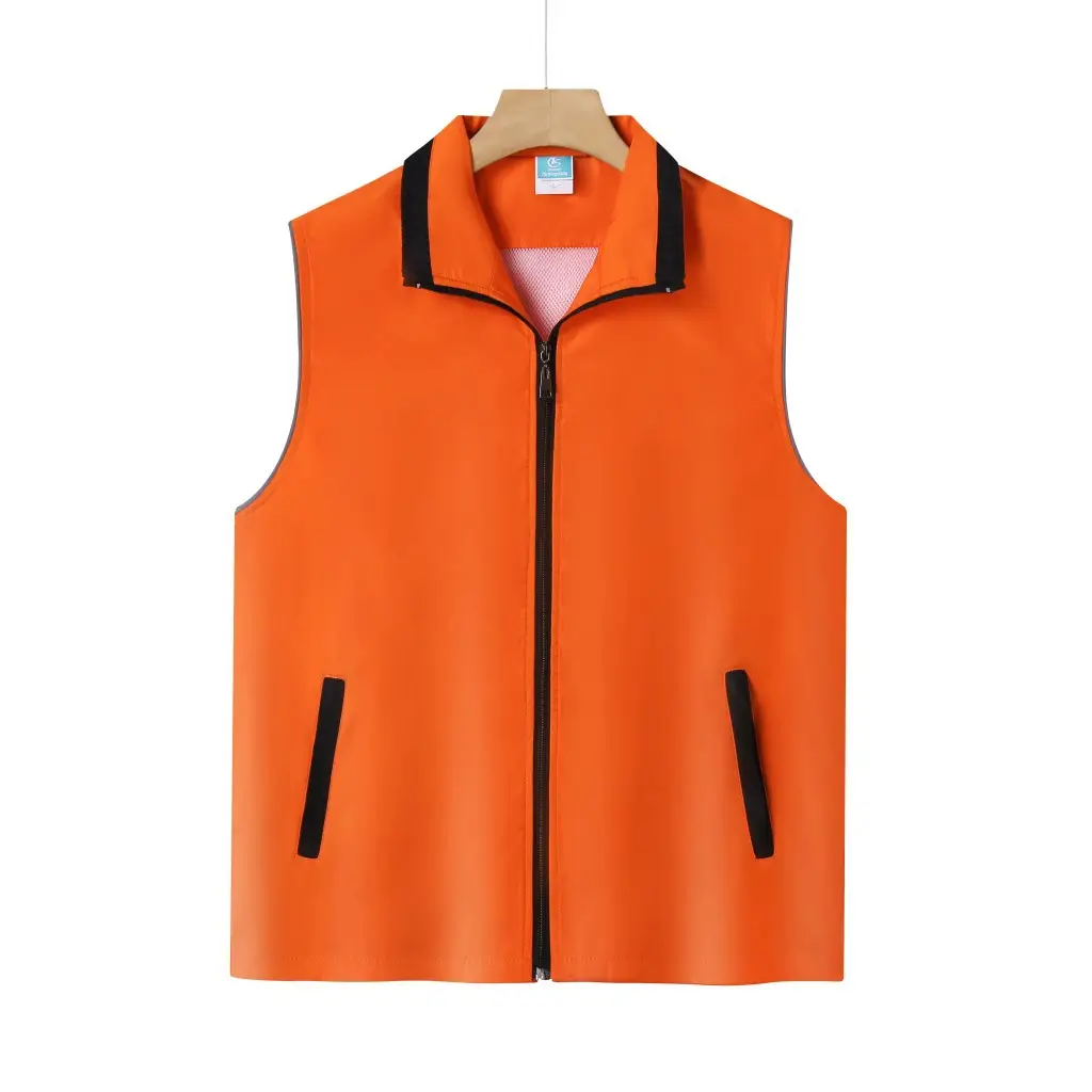 Neoprene Sleeveless Vest for Men Women Blue Black Accents - Image 5