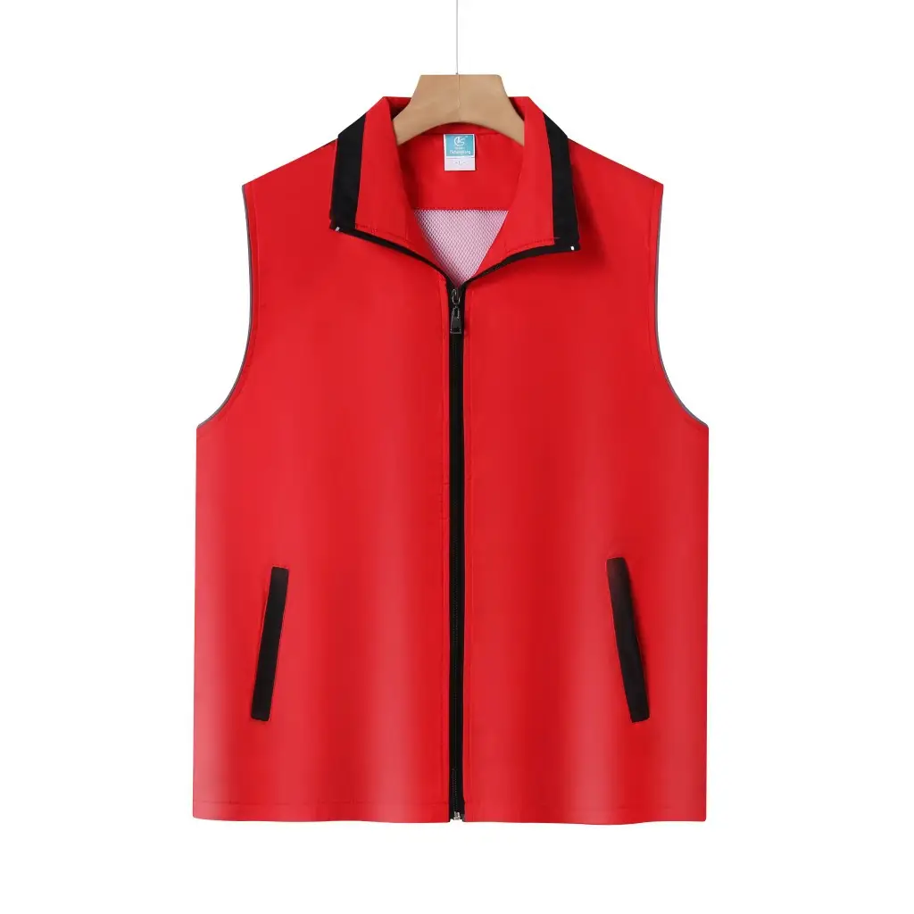 Neoprene Sleeveless Vest for Men Women Blue Black Accents - Image 6