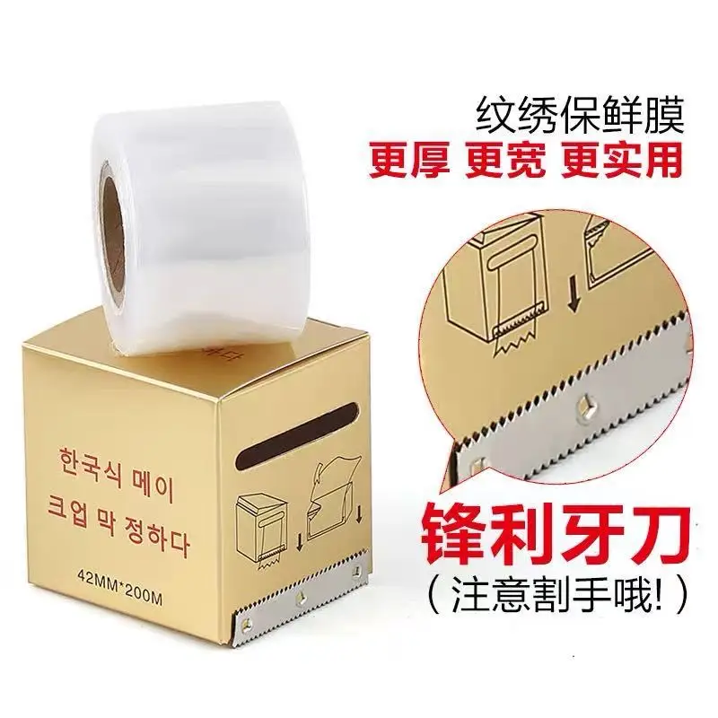 Disposable Tattoo Eyebrow Lip Cling Film 6cm Transparent - Image 6