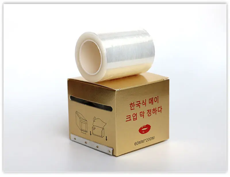 Disposable Tattoo Eyebrow Lip Cling Film 6cm Transparent - Image 4