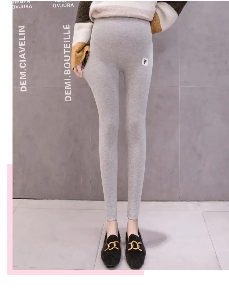 Warm Fleece Lined Long Leggings for Women — feature 11