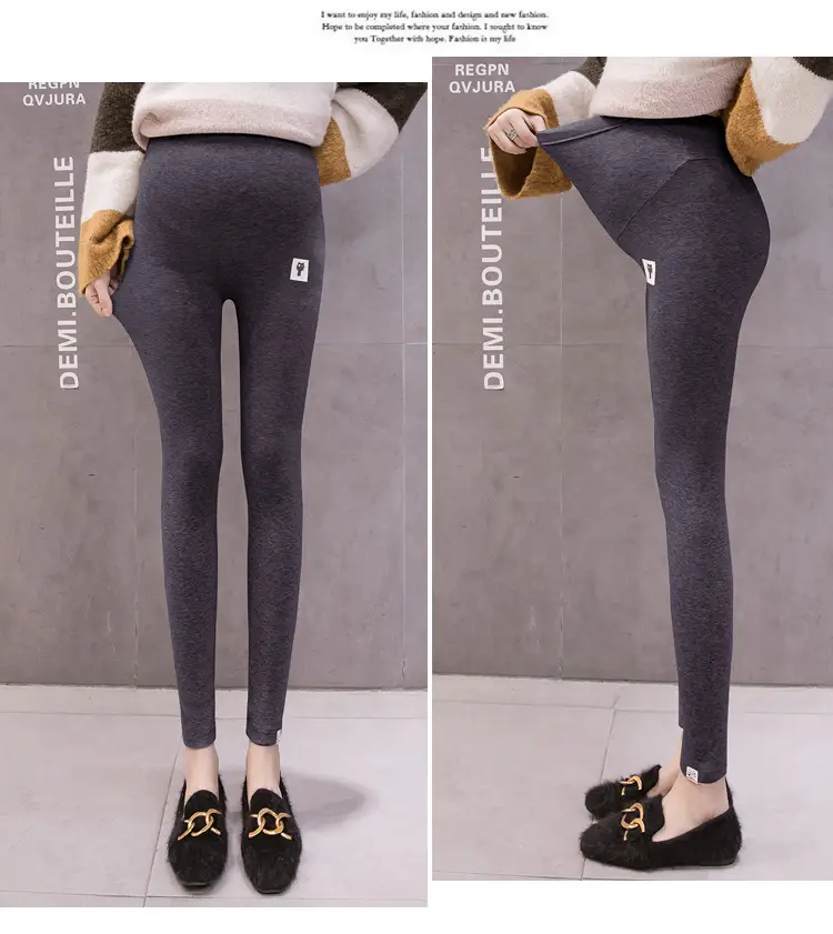 Warm Fleece Lined Long Leggings for Women — feature 16