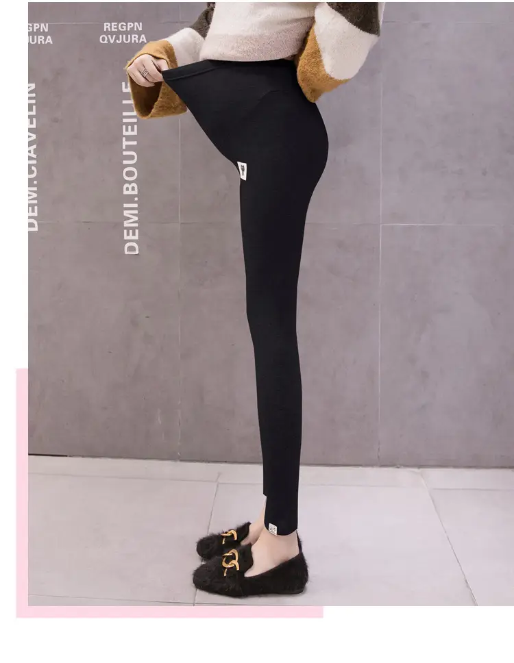 Warm Fleece Lined Long Leggings for Women — feature 21