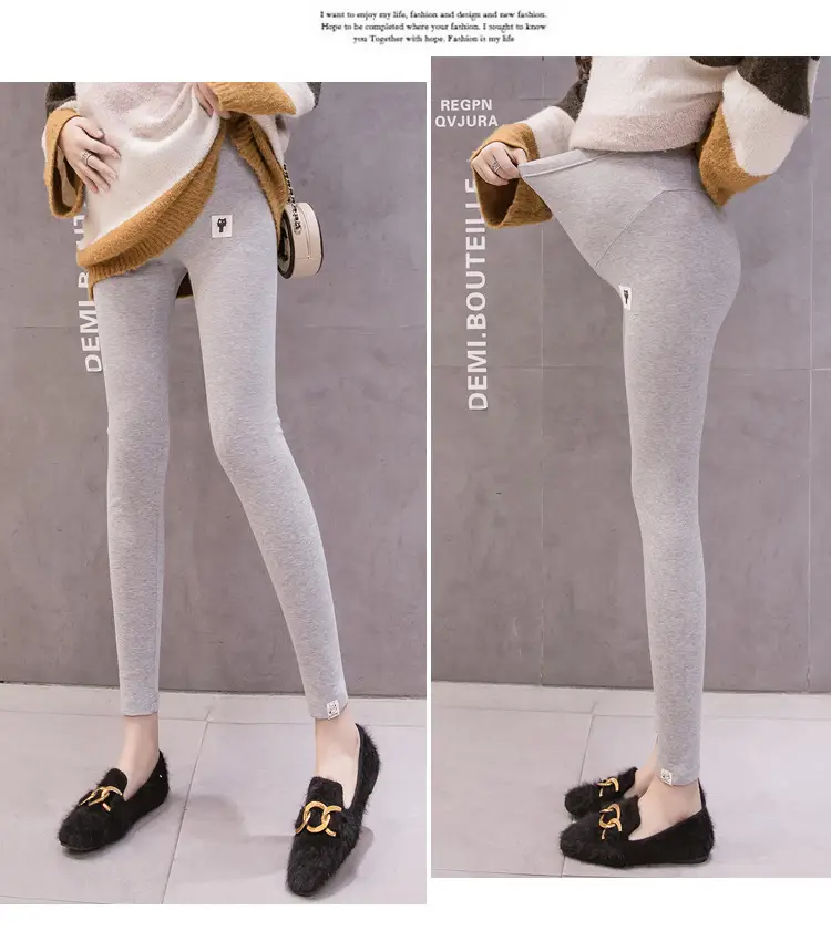 Warm Fleece Lined Long Leggings for Women — feature 8