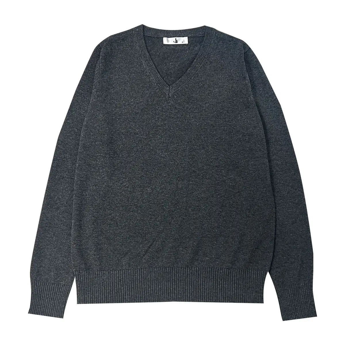 Men V Neck Knitted Sweater Navy Blue - Image 11