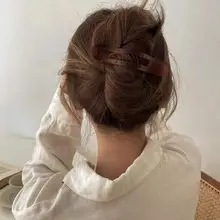 Black Wrinkle Satin Hair Tie for Women — feature 23