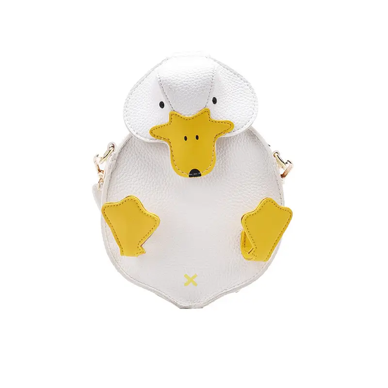 Cute Cartoon Duck Shoulder Crossbody Bag Yellow - Image 6