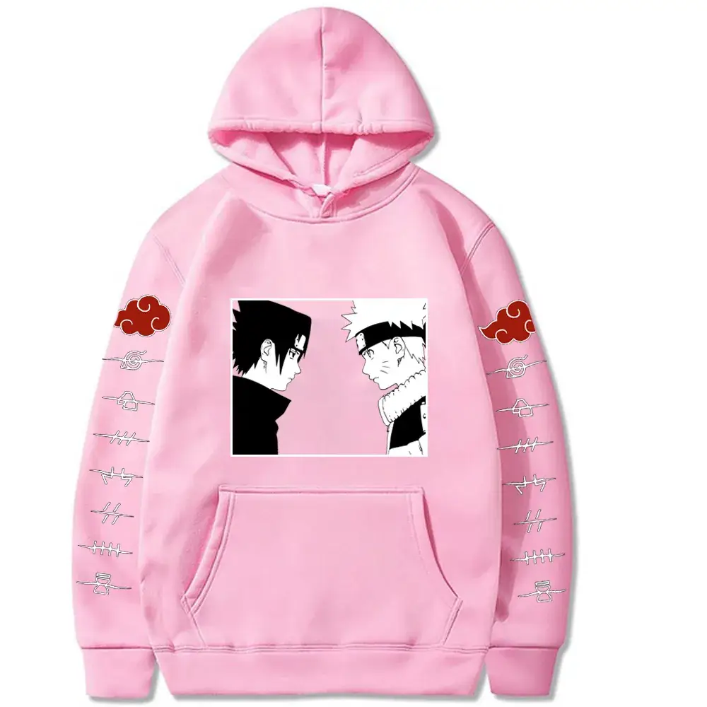 Naruto Sasuke Hoodie Plus Size Fleece Sweatshirt