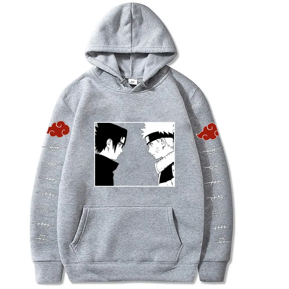 Naruto Sasuke Hoodie Plus Size Fleece Sweatshirt