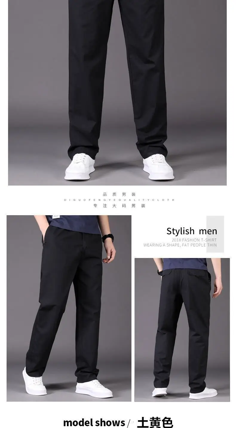 Men's Grey Loose Fit Casual Pants Winter Overalls — feature 36