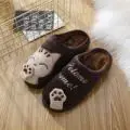 2021 Cotton Cartoon Slippers Winter Warm Couple Set - Image 2