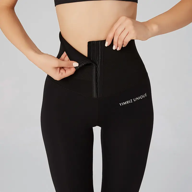 Women's Black High Waist Fitness Pants for Running & Yoga - Image 4
