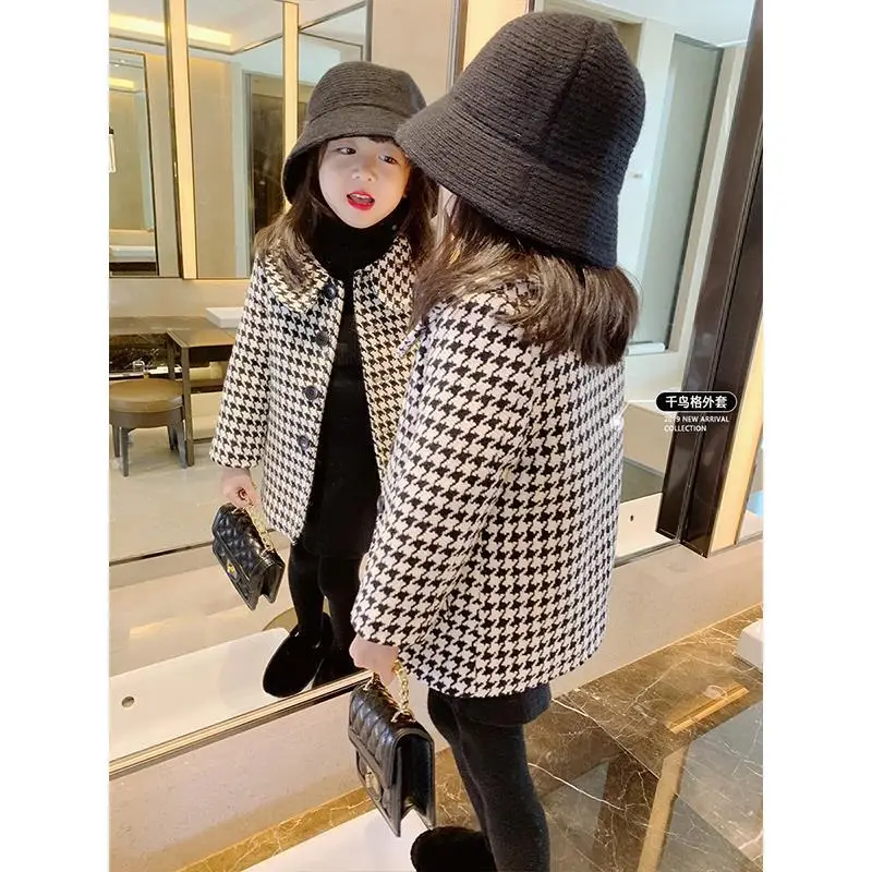 Girls Woolen Outfit Korean Style 2025 Spring Fall - Image 6
