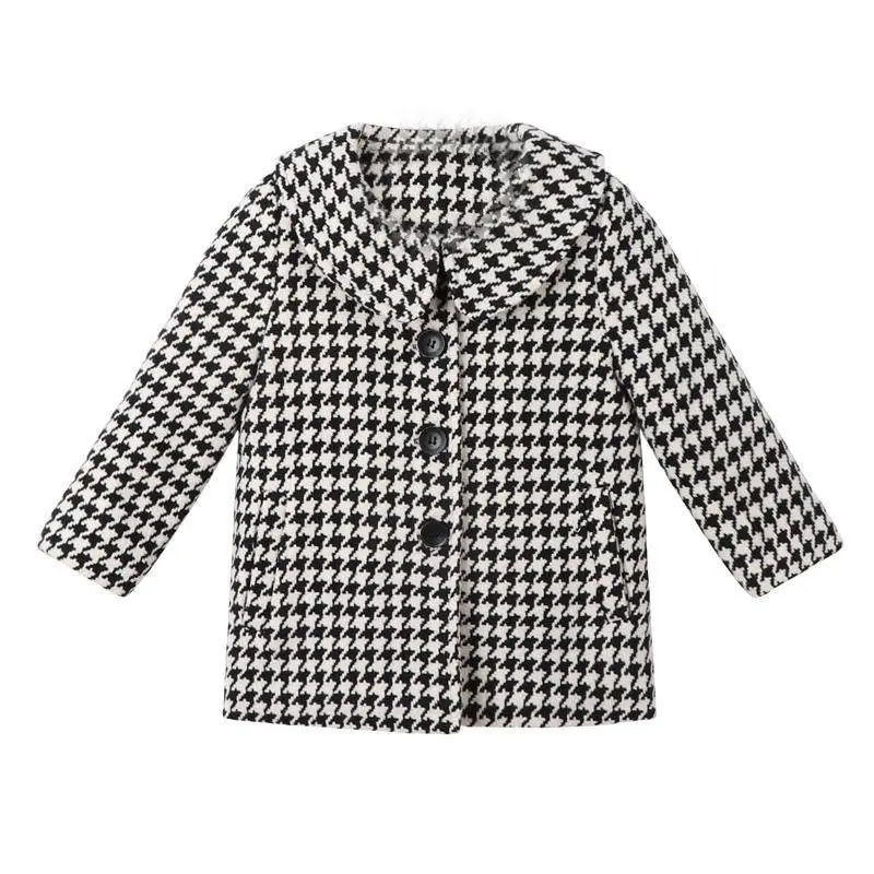 Girls Woolen Outfit Korean Style 2025 Spring Fall - Image 7