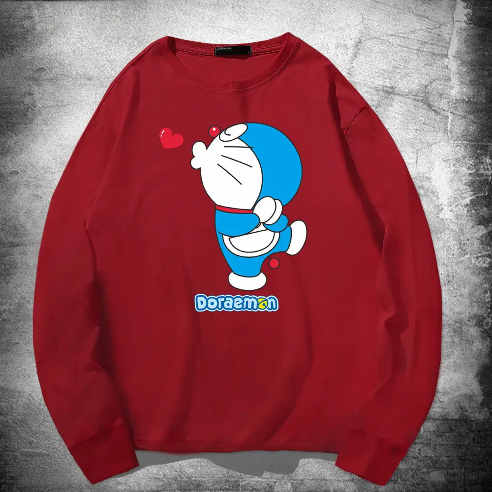 Doraemon Couple Sweatshirt Yellow Long Sleeve - Image 4