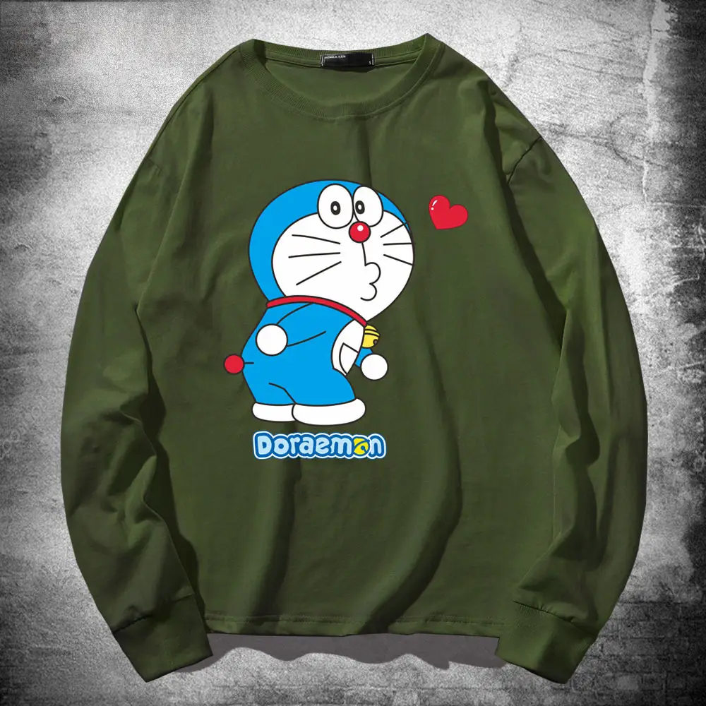 Doraemon Couple Sweatshirt Yellow Long Sleeve - Image 15