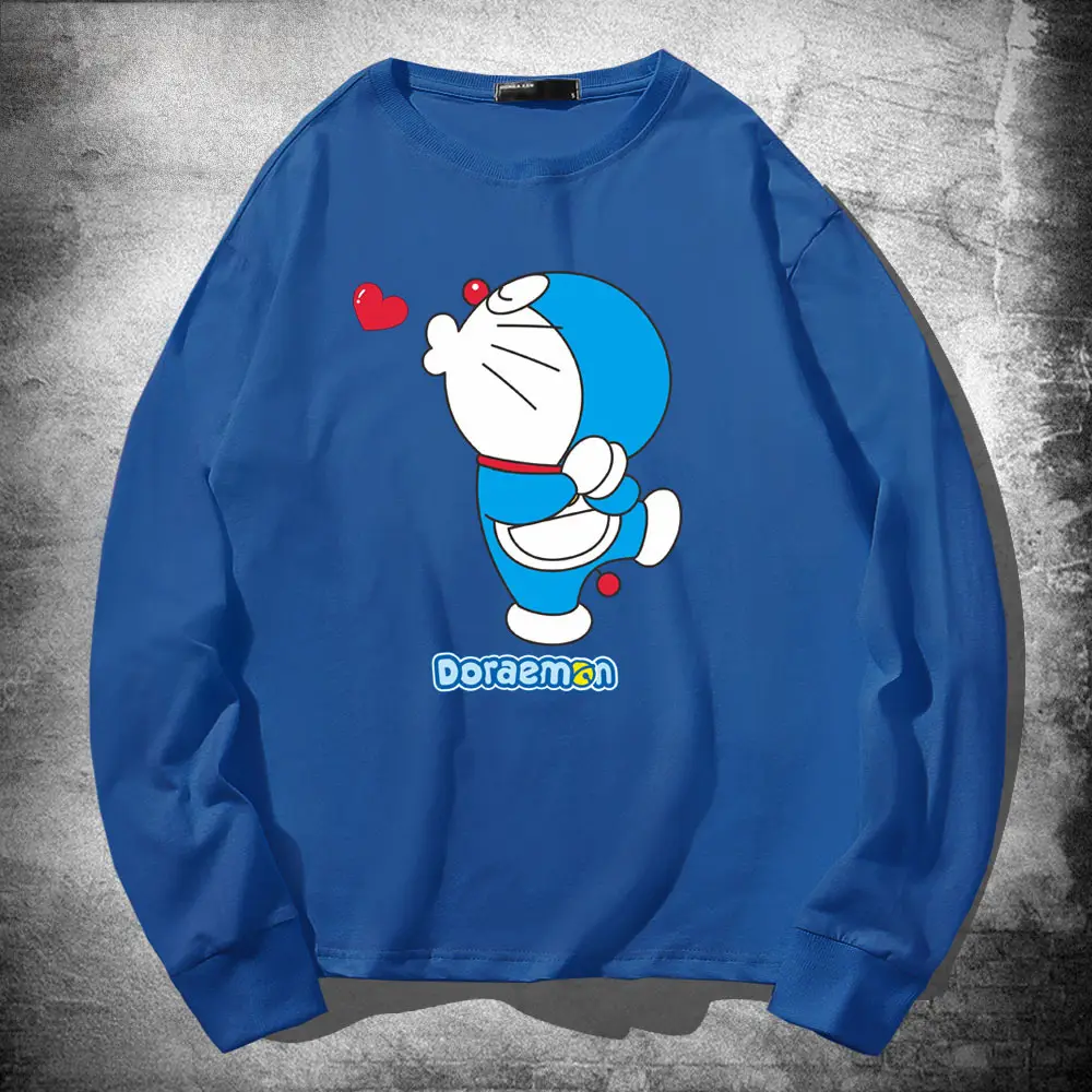 Doraemon Couple Sweatshirt Yellow Long Sleeve - Image 5