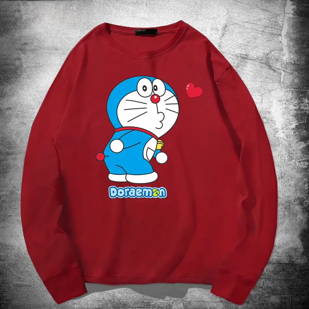 Doraemon Couple Sweatshirt Yellow Long Sleeve - Image 13