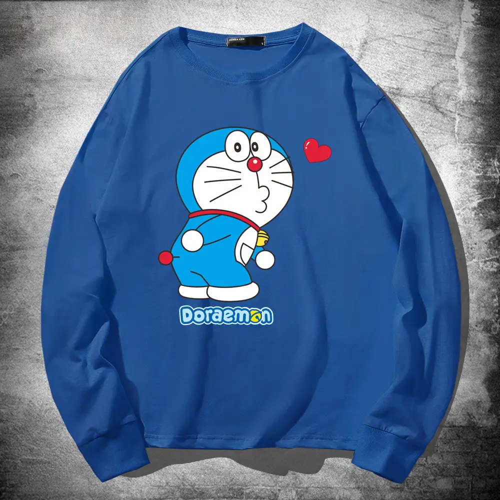 Doraemon Couple Sweatshirt Yellow Long Sleeve - Image 14
