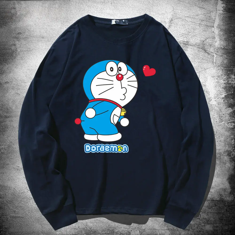 Doraemon Couple Sweatshirt Yellow Long Sleeve - Image 18