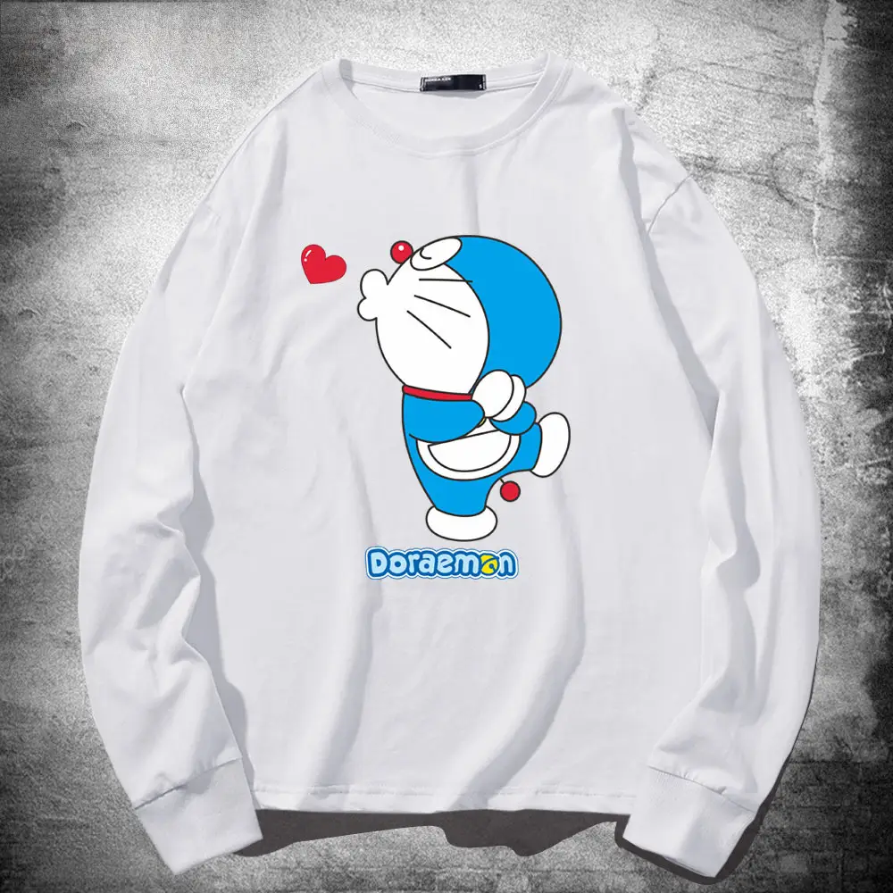 Doraemon Couple Sweatshirt Yellow Long Sleeve - Image 2