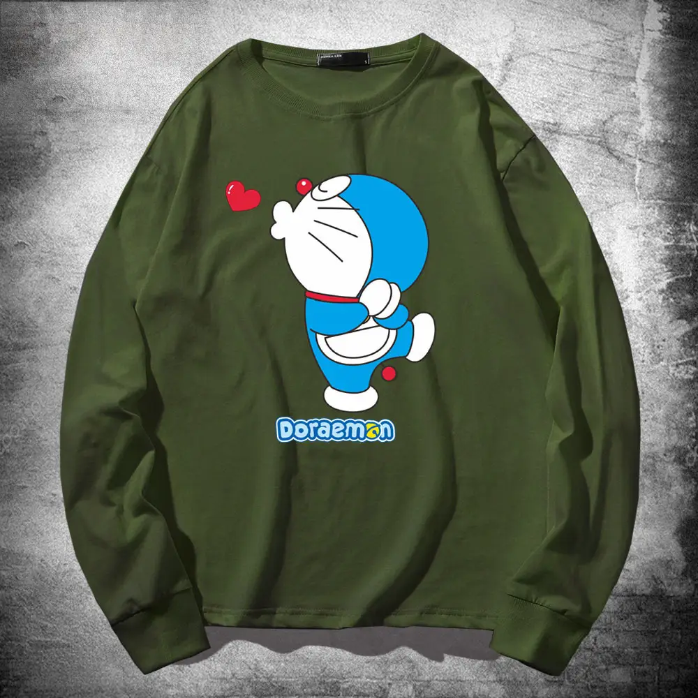 Doraemon Couple Sweatshirt Yellow Long Sleeve - Image 6