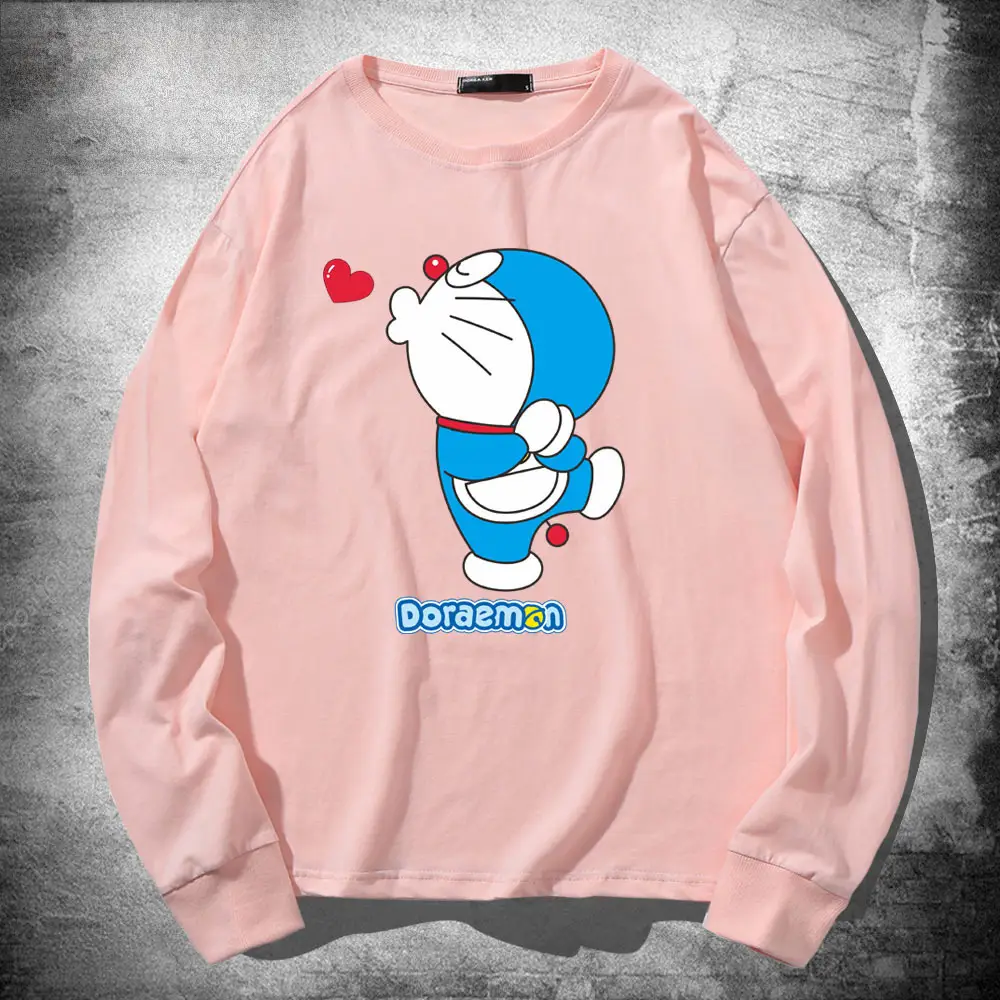 Doraemon Couple Sweatshirt Yellow Long Sleeve - Image 8