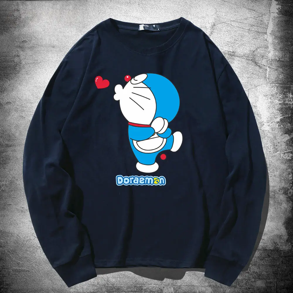 Doraemon Couple Sweatshirt Yellow Long Sleeve - Image 9