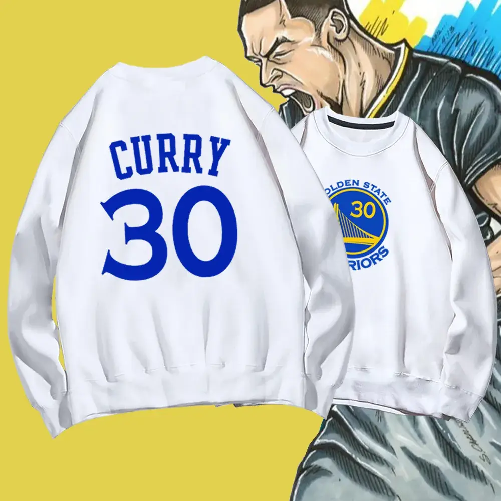 Curry30 Blue Sweatshirt Set for Men - Image 11