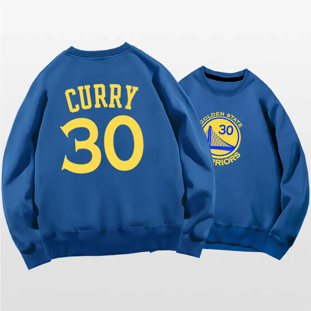 Curry30 Blue Sweatshirt Set for Men - Image 5