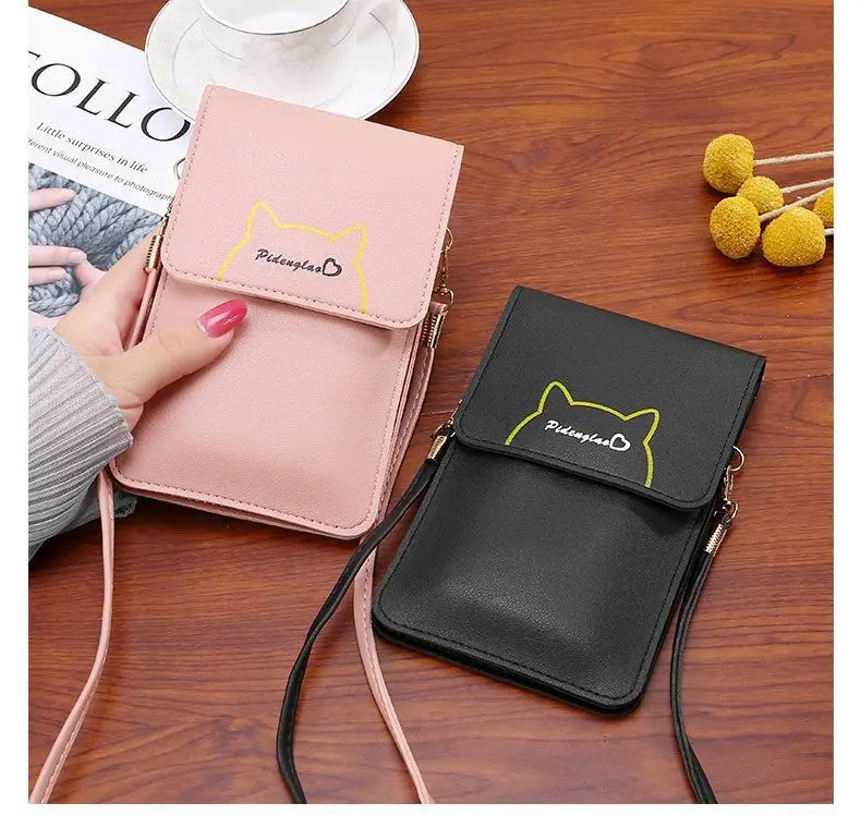 Green Touch Screen Mobile Phone Bag for Women — feature 17