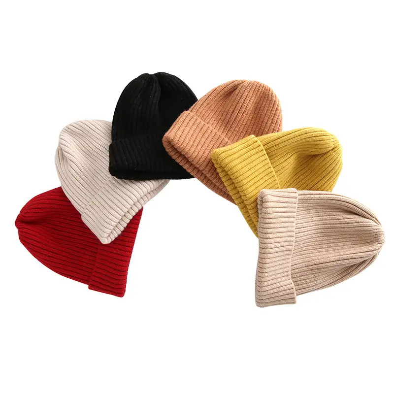 Red Knitted Beanie Hat for Boys Girls Winter Warm - Image 10
