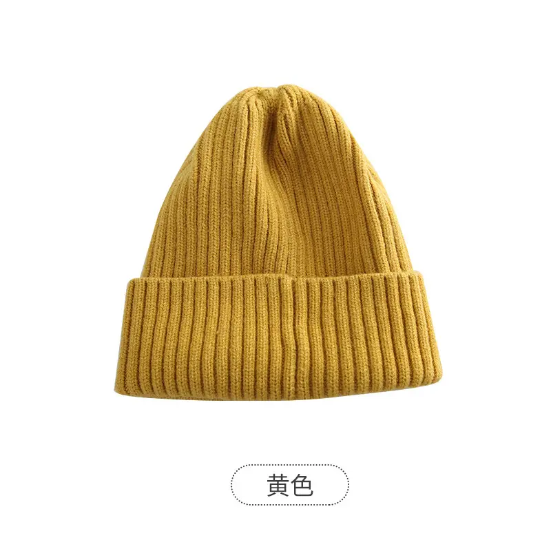 Red Knitted Beanie Hat for Boys Girls Winter Warm - Image 2