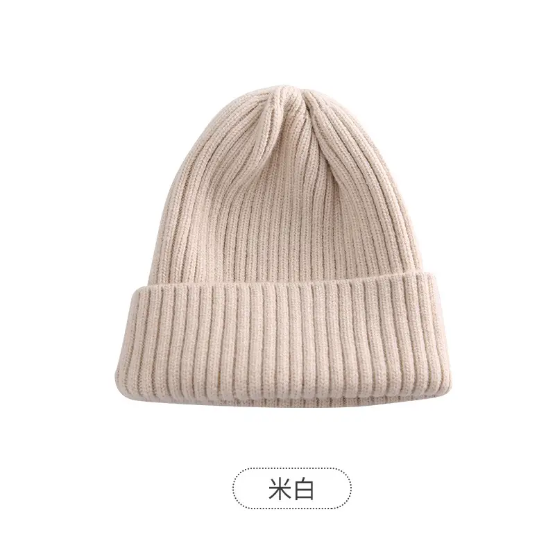 Red Knitted Beanie Hat for Boys Girls Winter Warm - Image 4