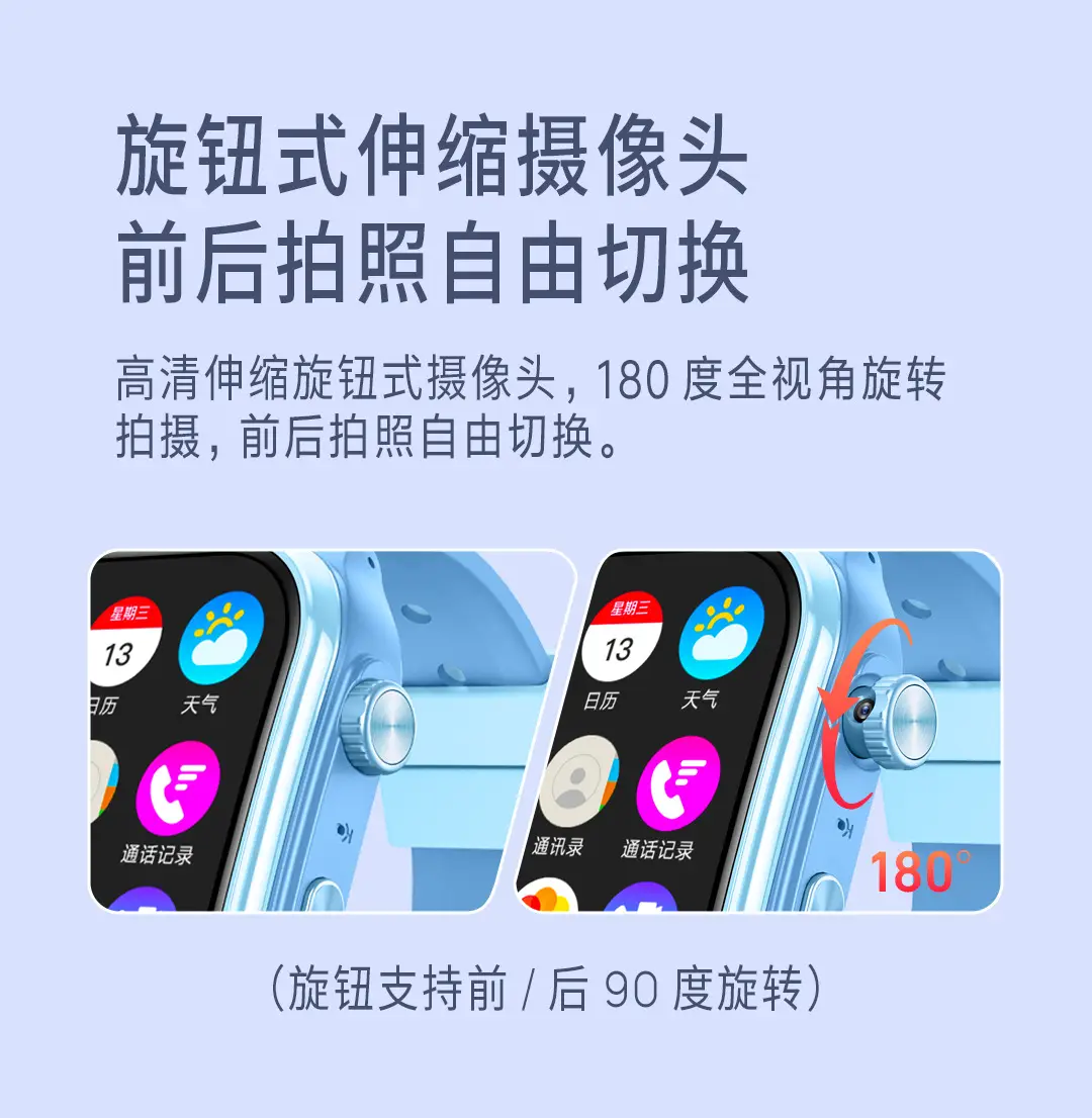 Children's Smart Phone Watch 4g Waterproof Full Network Positioning Video Call Card Primary School Student Genius Watch — feature 4