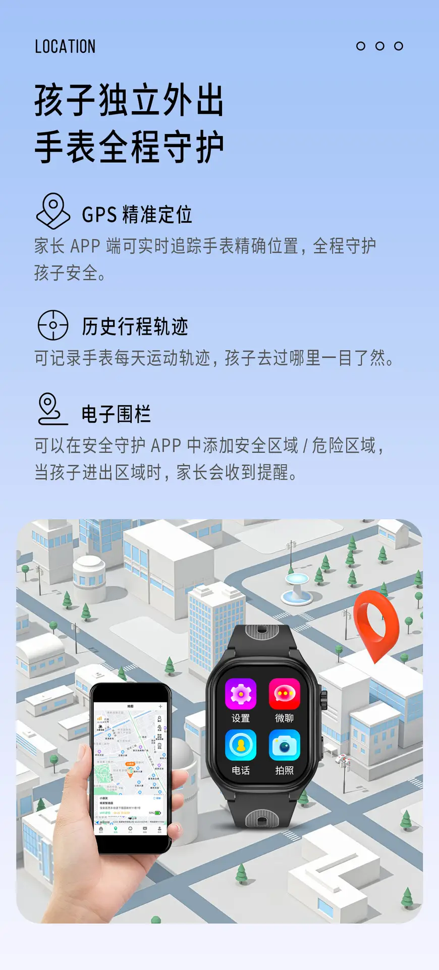 Children's Smart Phone Watch 4g Waterproof Full Network Positioning Video Call Card Primary School Student Genius Watch — feature 5