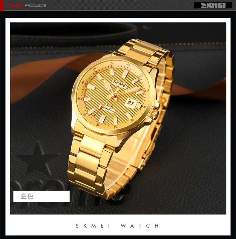 Men's Black Quartz Calendar Watch with Date Display — feature 16