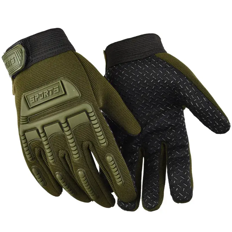 Children's Tactical Black Finger Gloves for Sports & Car Use