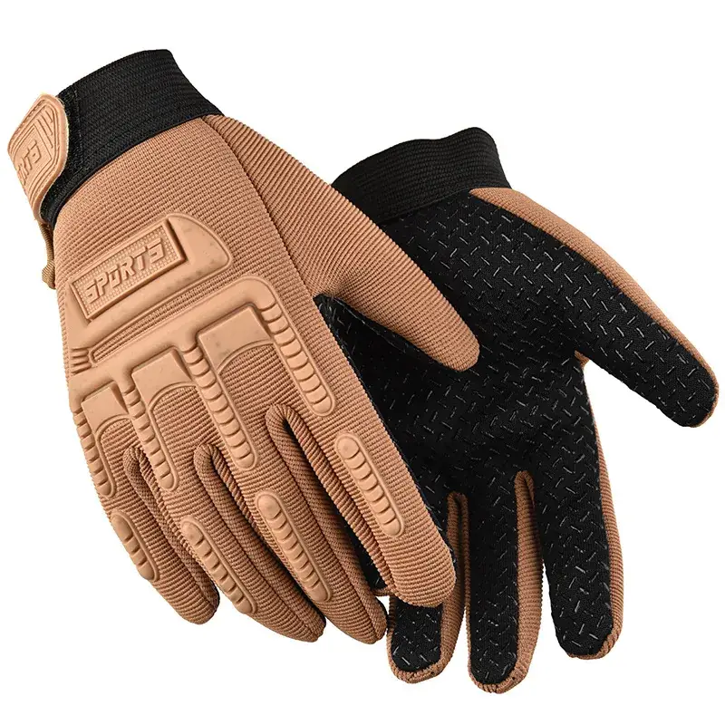 Children's Tactical Black Finger Gloves for Sports & Car Use