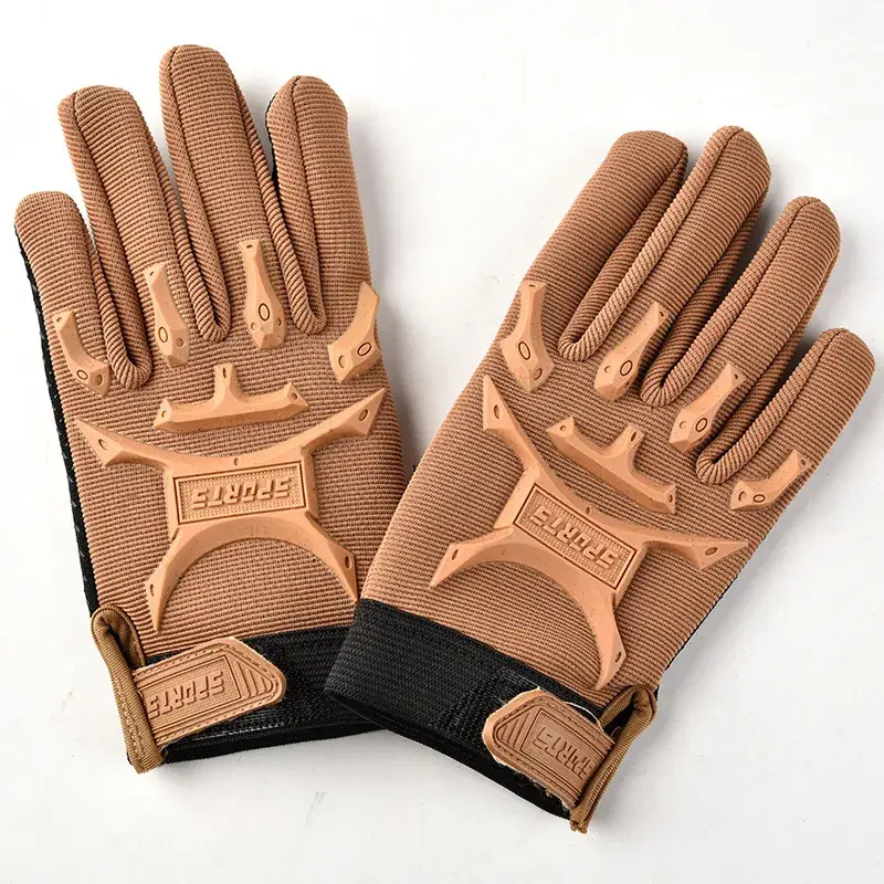 Children's Tactical Black Finger Gloves for Sports & Car Use