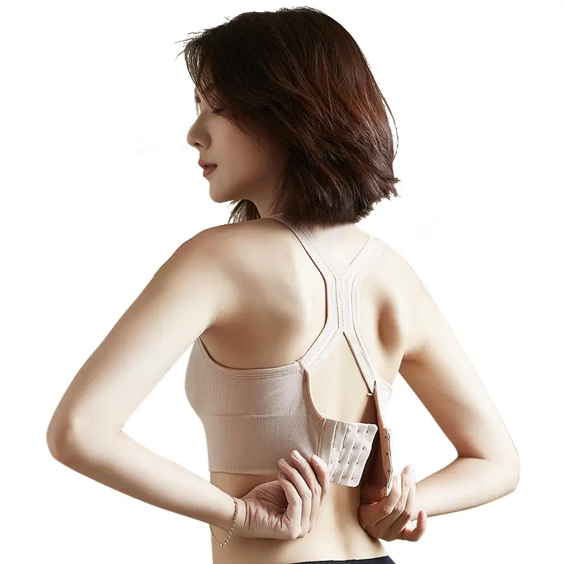 Cross-Border Foreign Trade I-Shaped Butterfly Back Bra Push-Up No-Wire Sports Bra Girl's Chest-Wrapped Tube Top Vest