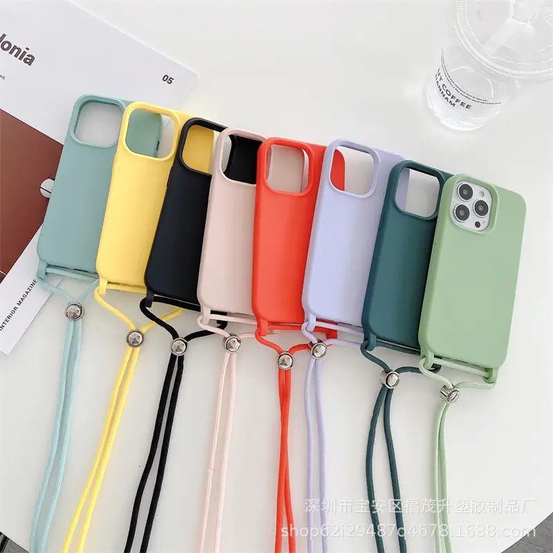 Crossbody iPhone Case with Liquid Silicone Lanyard - Image 5