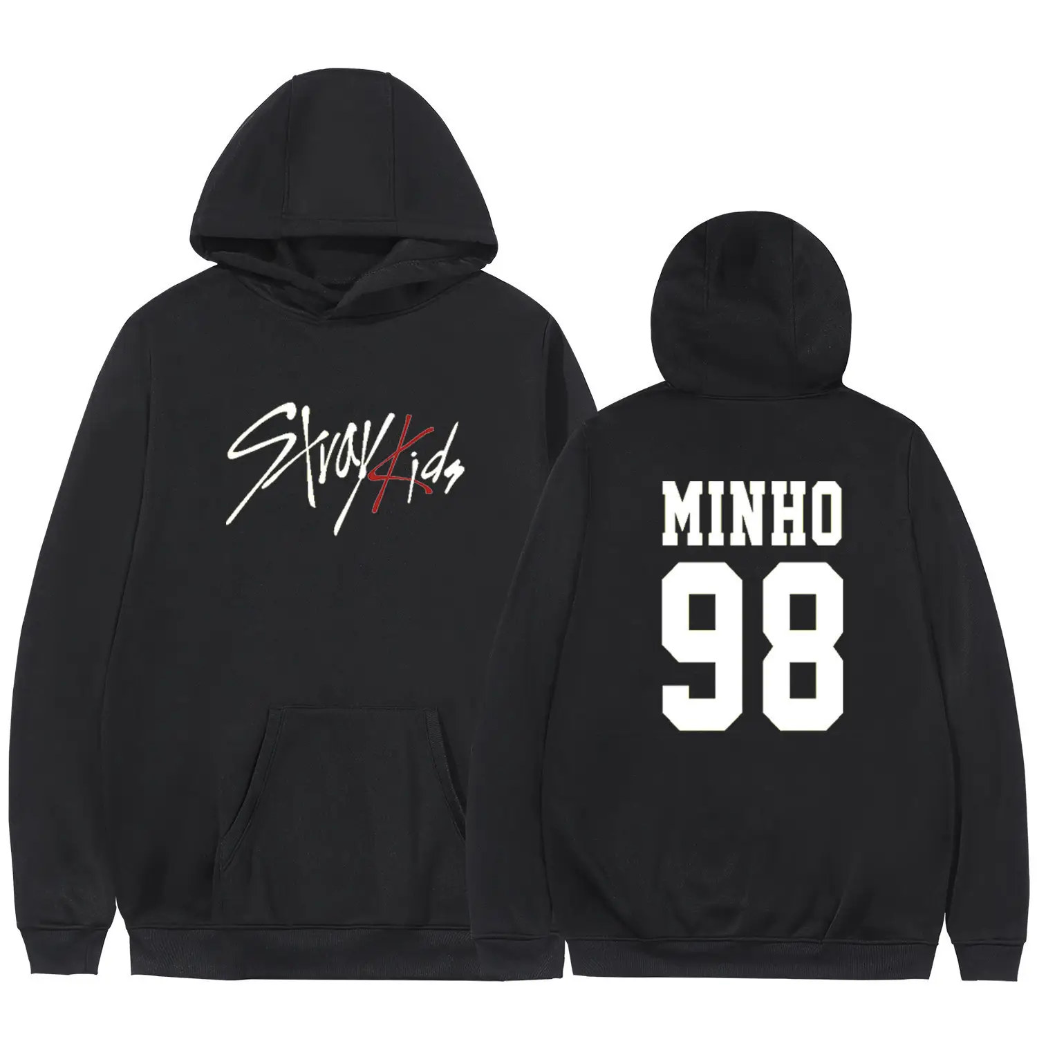 StrayKids Changbin Hoodie White 99 - Image 7