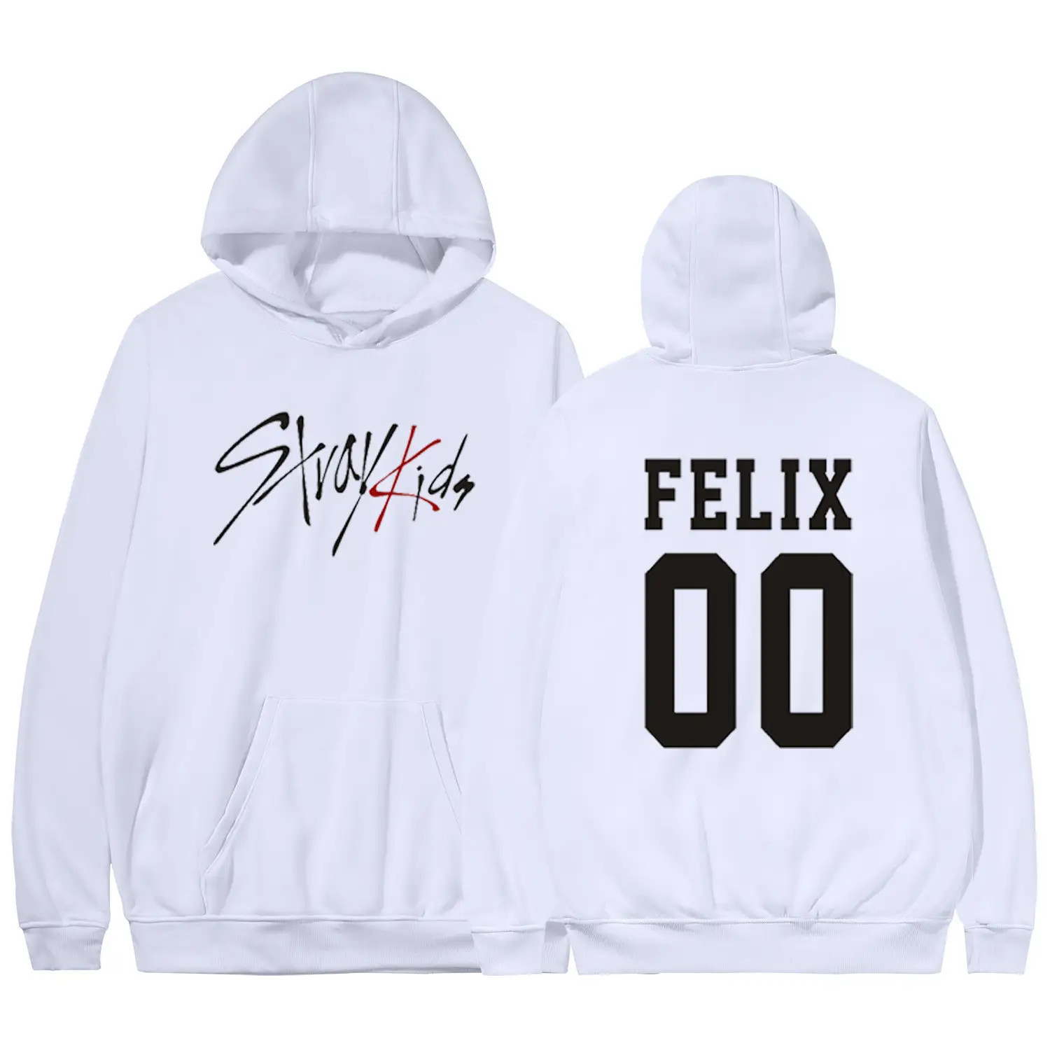 StrayKids Changbin Hoodie White 99 - Image 12