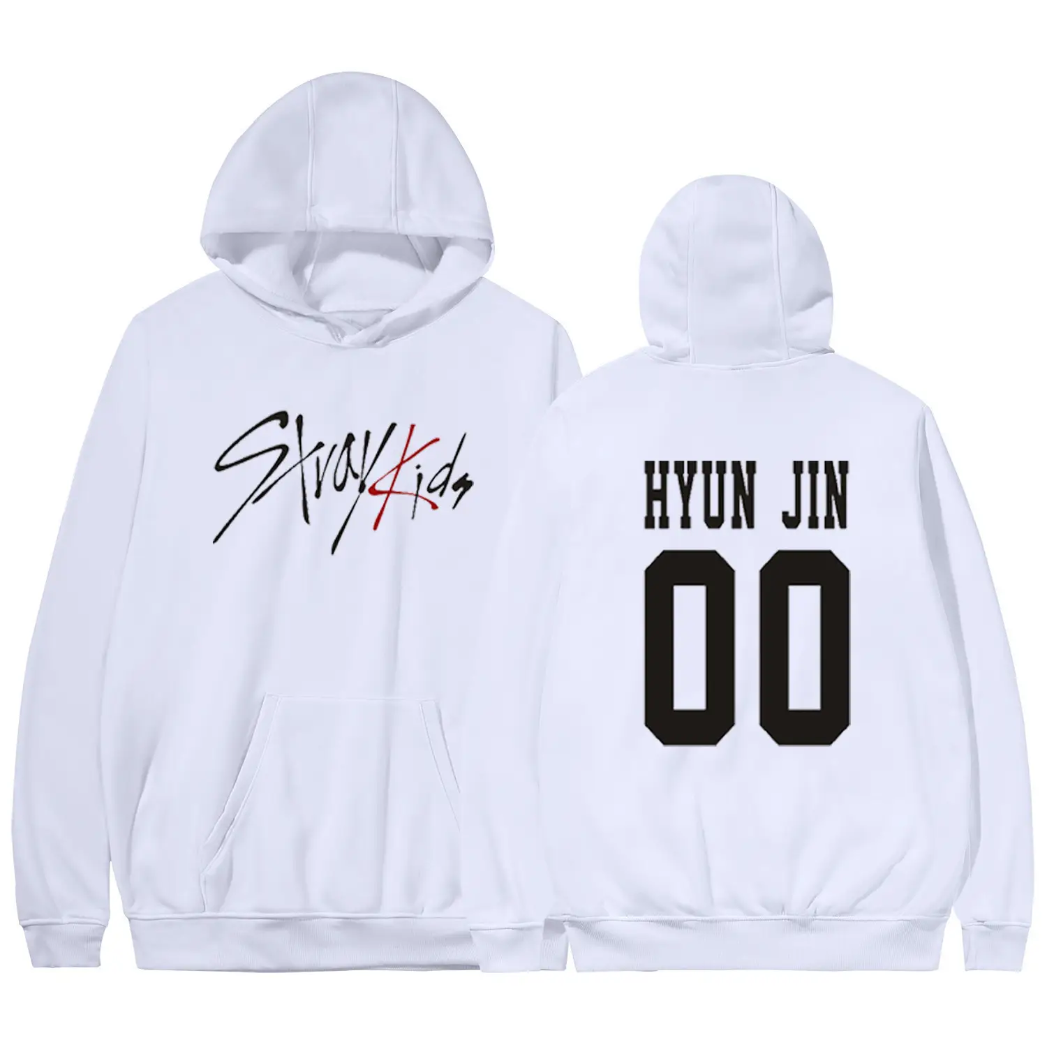 StrayKids Changbin Hoodie White 99 - Image 13